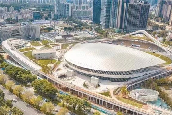 Blueway-kultuur- en sportsentrum-swembadprojek: Shenzhen Longhua-distrik se kultuur- en sportsentrumprojek